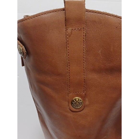 Sam Edelman Leather Penny Knee-High Riding Boots Whiskey Brown Size 7.5 - Picture 8 of 13